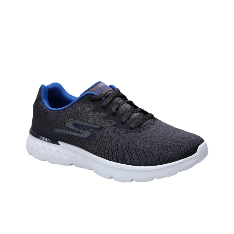 Skechers Go Run 400 Wear-Resistant Lightweight Rebound Low-Top Running Shoes Men's Gray Blue-1