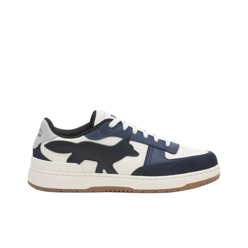 Maison Kitsune Chiru Low Top Skateboard Shoes Men's Marine Blue-1