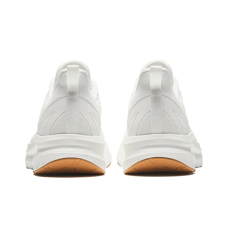 Anta Running Collection Anti Slip Wear Resistant Low Top Running Shoes Women's White Silver-3