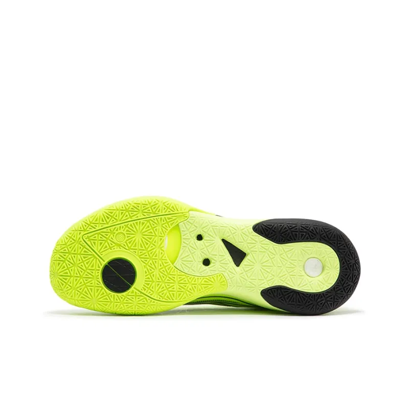 361° BIG3 5.0 Pro Basketball Shoes Men Low Top Neon Solar Yellow/Obsidian Black-4