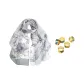 Gray+Random Silk Scarf Buckle