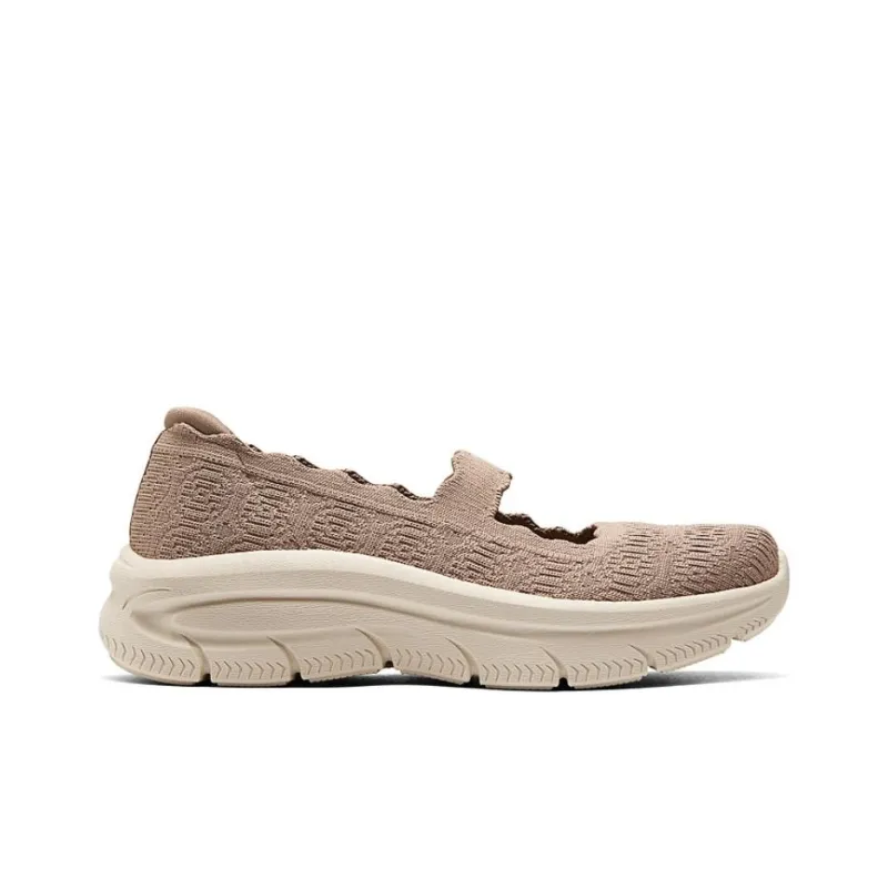 Skechers Modern Comfort Lightweight Low Top Casual Shoes Women's Mocha-1