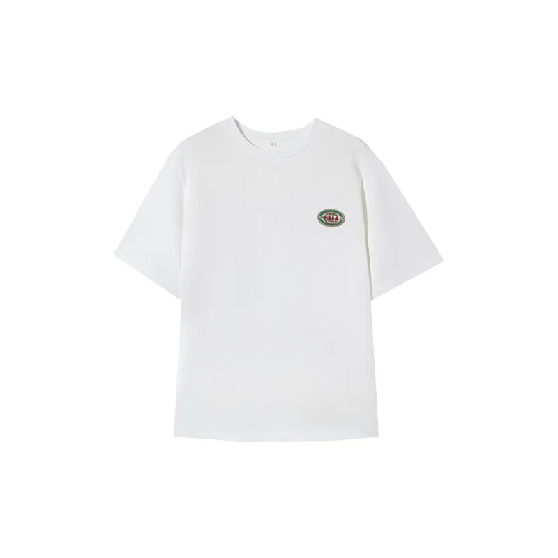 ITIB x Trente Trios Mart Drop Shoulder Sleeve T-Shirt Women's White-1