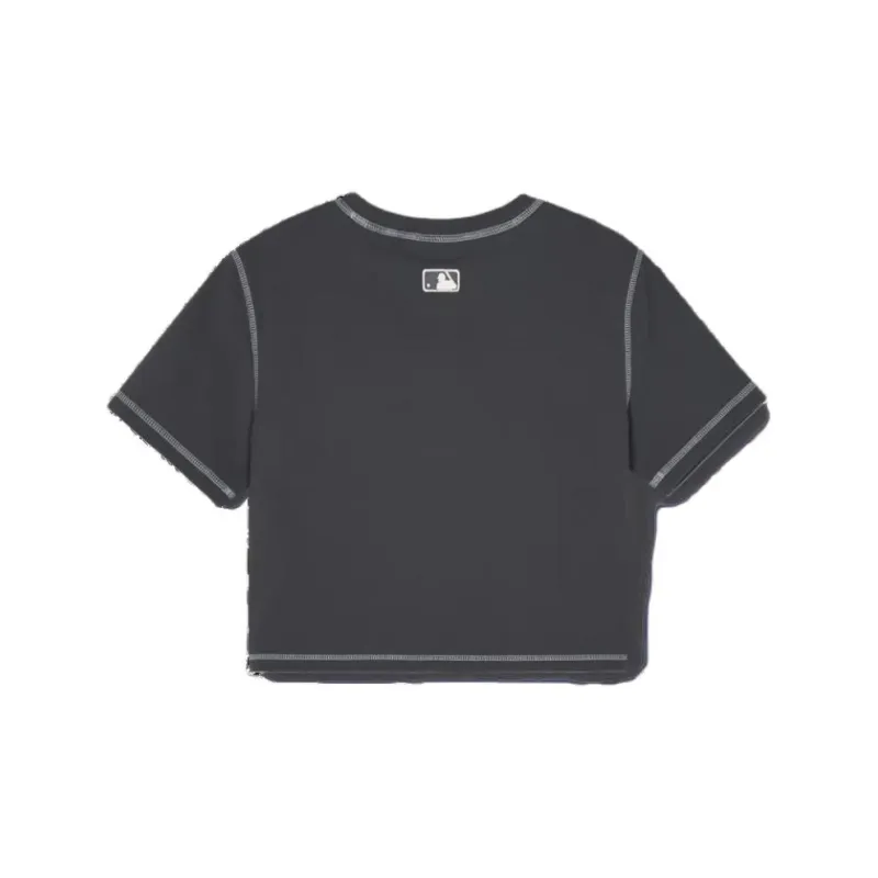 MLB New York Yankees T Shirt Women's Charcoal Gray-1