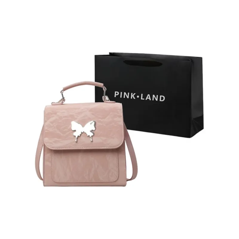 PINK·LAND PU Handbag Regular Women's White/Pink/Blue/Green/Black/Gray-6