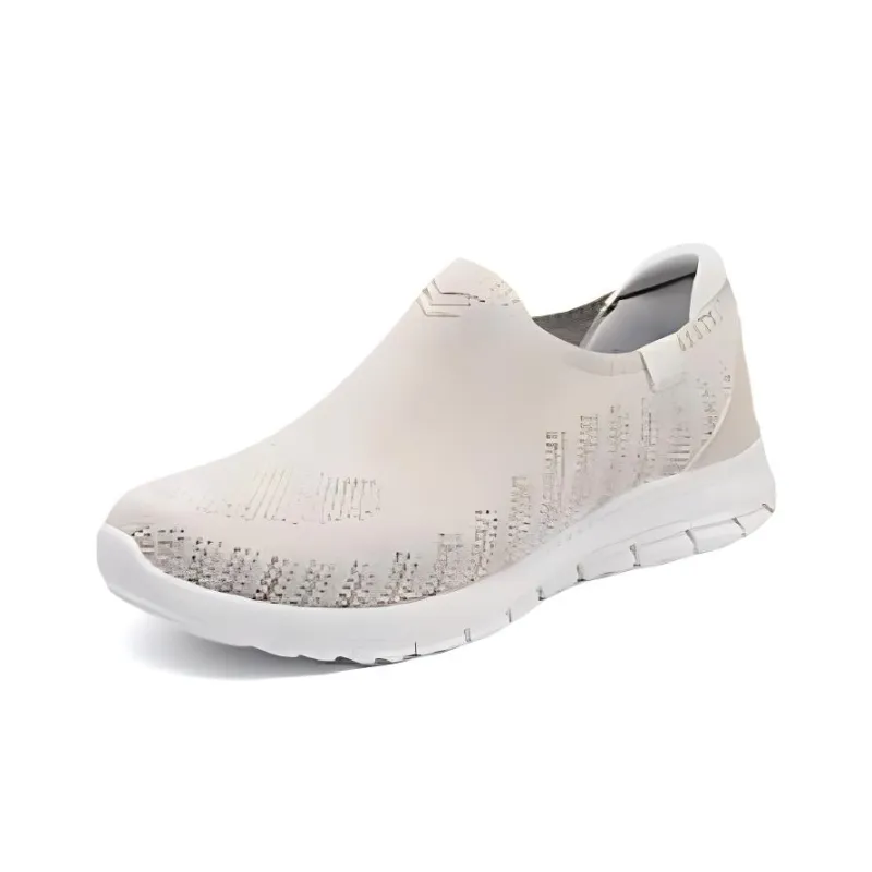 Skechers Cushioned Slip-Resistant Low-Top Casual Shoes Women's Natural-2