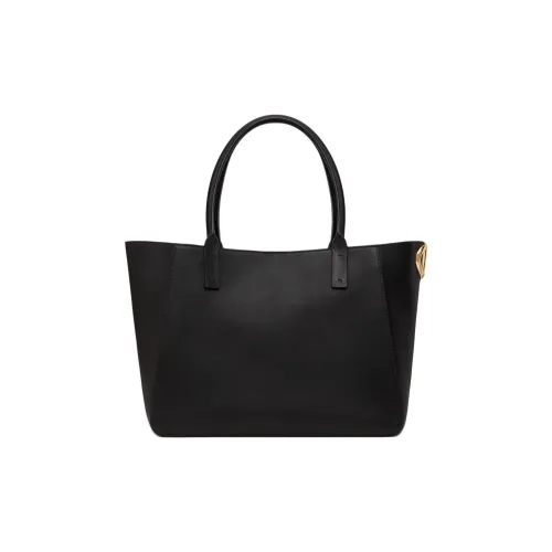 Valentino GARAVANIVlogo Napa Calf Leather Tote Bag Shopping Bag Handbag Women's Black