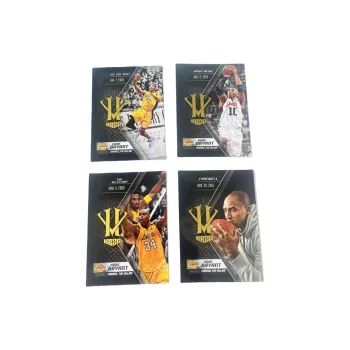 PANINI Kobe Bryant 15 16 Lakers 4 Piece Combination Player Card Set Pass Sports Cards 4 Pcs