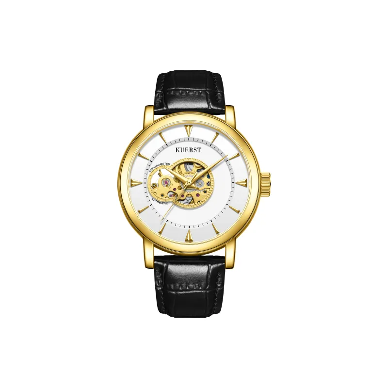 KUERST Automatic Mechanical Movement Watch Men's Watches White Dial-6