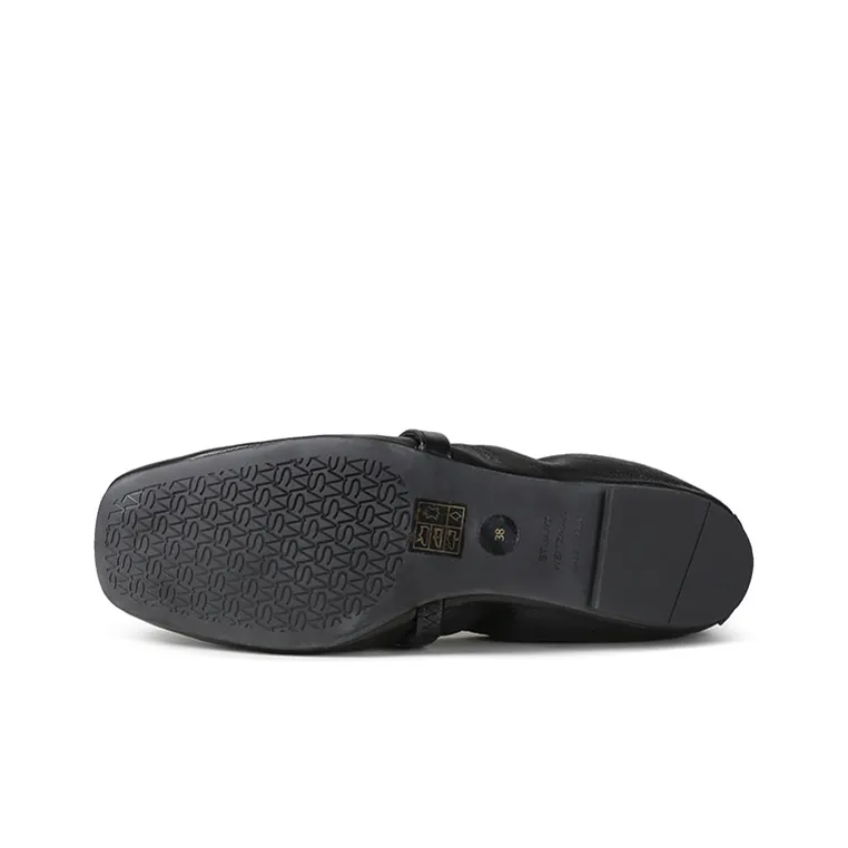 Stuart Weitzman/SW Casual Single Shoes Women's Black-4