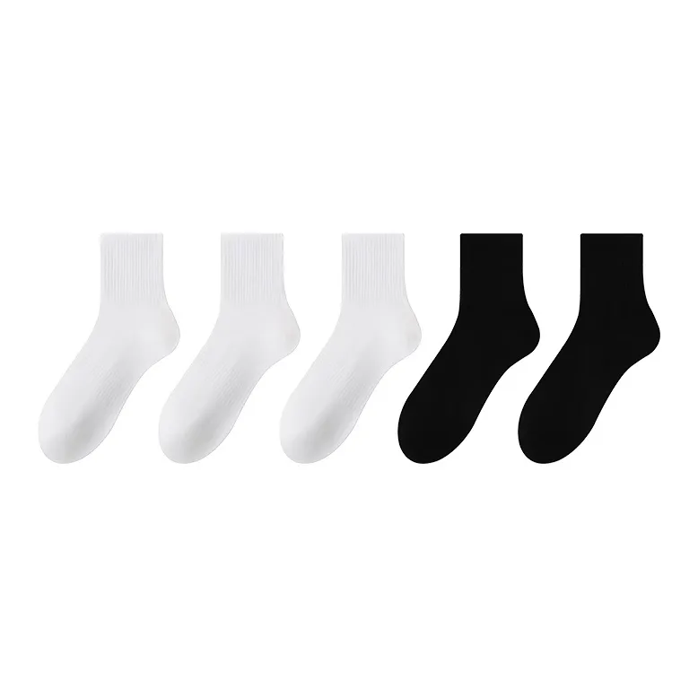 Moremoli Mid Calf Socks Unisex 5 Pack-17