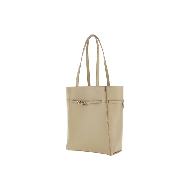 GIVENCHY Cow Leather Tote Bag Shopping Bag Handbag Shoulder Bag Women's Beige-1
