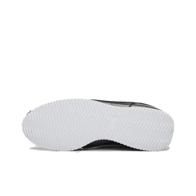 Nike Cortez Cushioned Slip-Resistant Low-Top Running Shoes Unisex Black-4