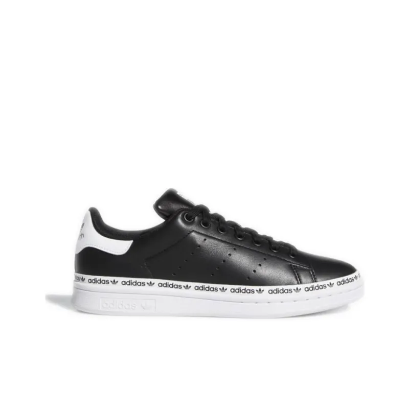Adidas Stan Smith Logo Taping Black White Women's-1