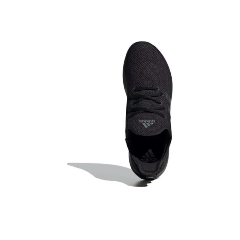 Adidas Cloudfoam Pure Core Black Iron Metallic Women's-3