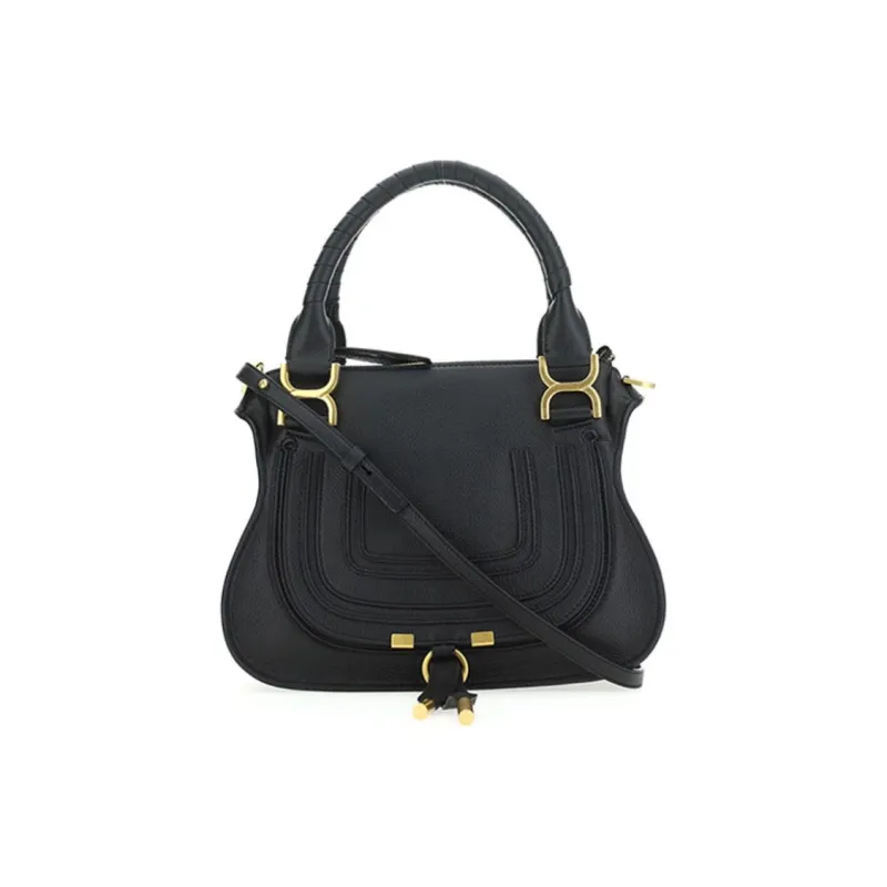Chloe Cow Leather Clutch Women's Black-2