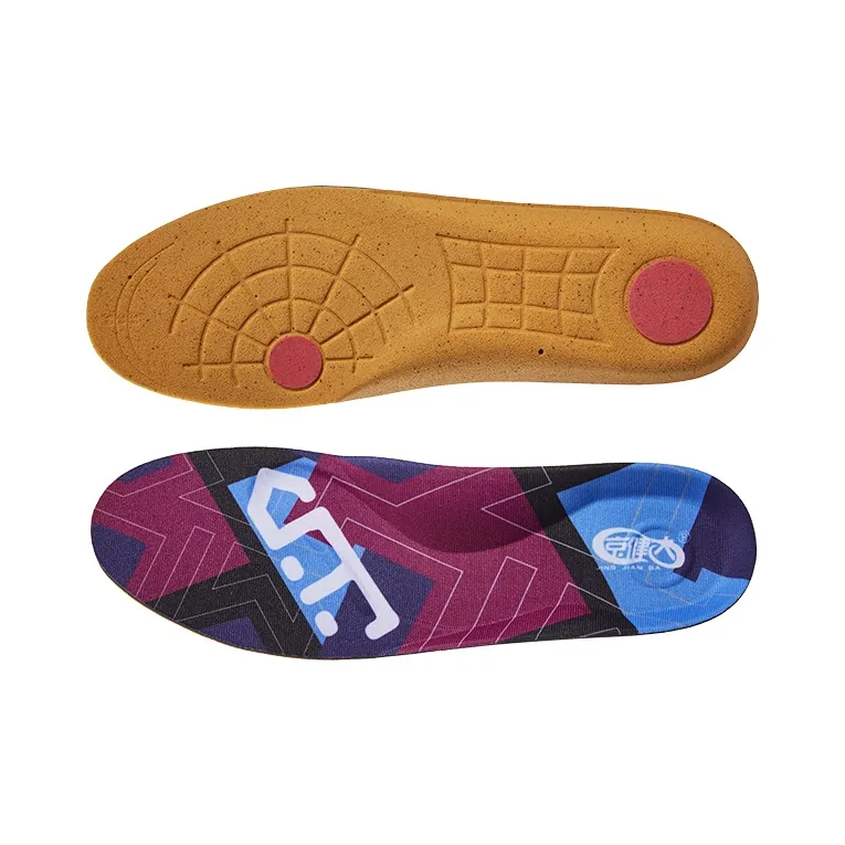 Jing Jianda High Rebound Foam Insoles Unisex Red Blue-1