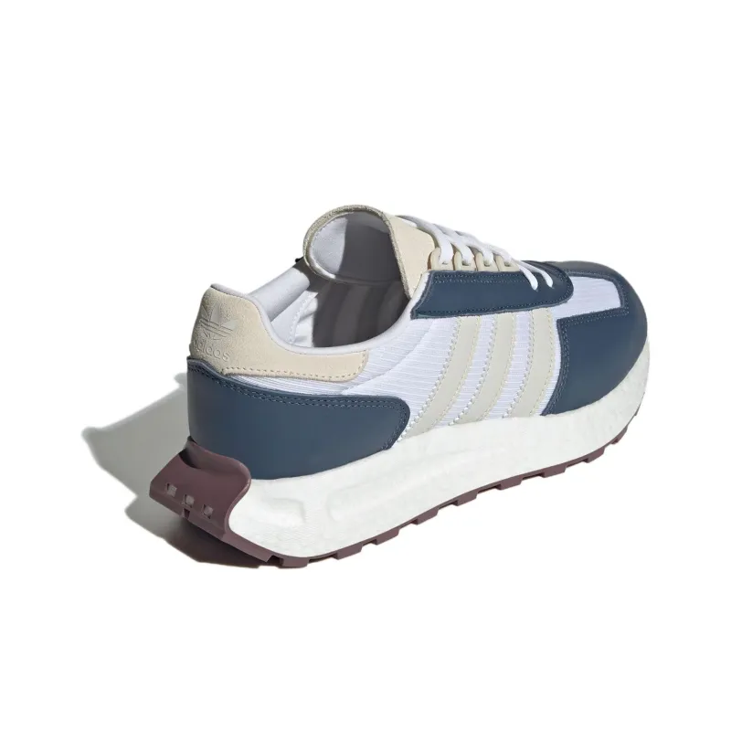Adidas Originals Retropy E5 Anti Slip Wear Resistant Low Top Casual Shoes Unisex Blue White-3