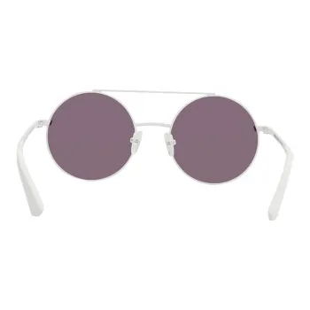 McQ Alexander McQueen Aviator Sunglasses Unisex Silver