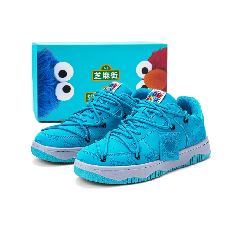 SESAME STREET Slip Resistant, Abrasion Resistant, Breathable Low Top Skateboard Shoes Unisex-16
