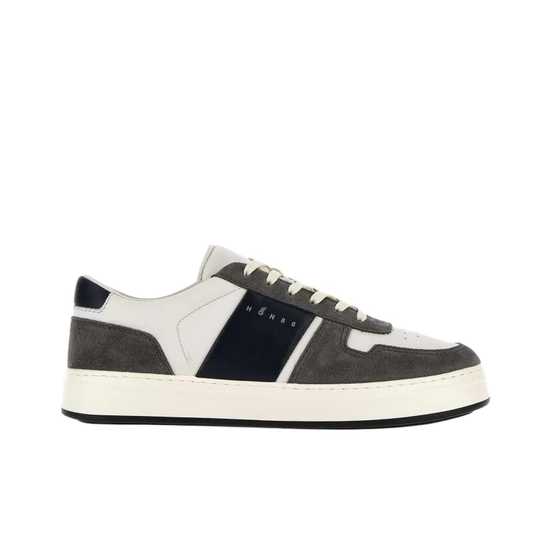 HOGAN H668 Logo Printed Lace Up Sneakers-1