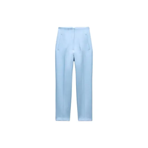 ZARA Suit Trousers Women's Light Blue