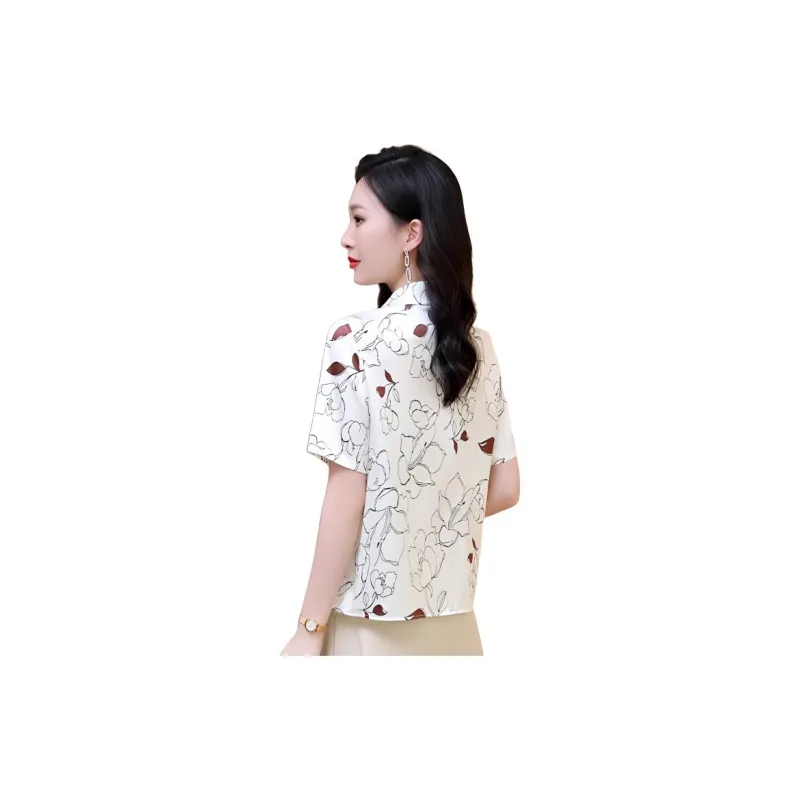Yi Mengyuan Heavyweight Mulberry Silk Silk Shirt Women's-1