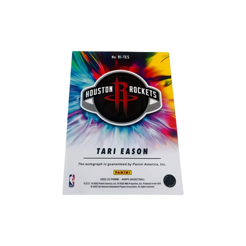 PANINI 22 23 Rockets Isaiah Rising Stars RC INK Signature Tariq Player Card Product Access Sports Cards 1 Pc-1