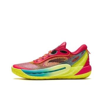 Anta Tide 6 Cushioned Slip Resistant Low Top Basketball Shoes Women's Red Yellow