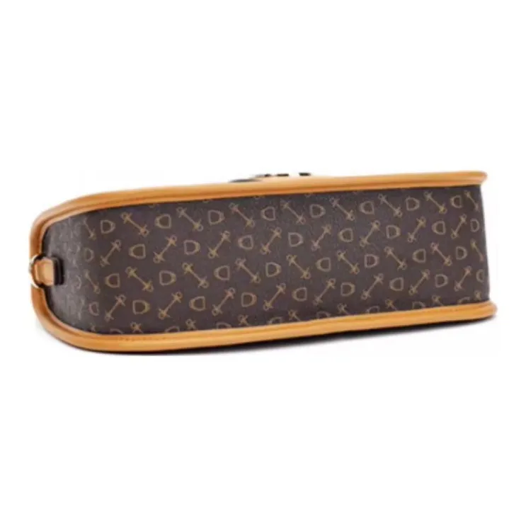 Why Artificial Leather Crossbody Bag, Shoulder Bag Medium Size Women's Coffee & Camel-6