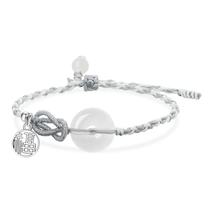 JUICY GRAPE Chalcedony Jade Bracelets Unisex-1