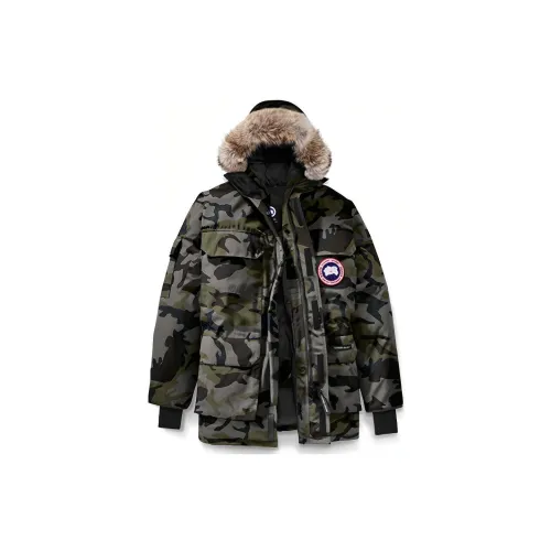 Canada Goose Expedition Series Parka Coats Men Gray Camouflage