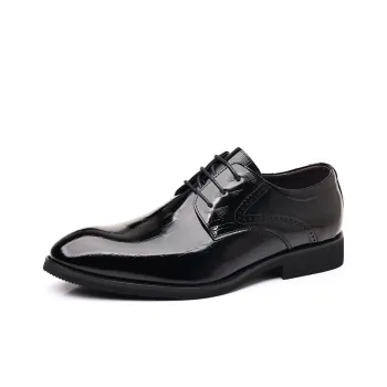 MODENGPAN Dress Shoes Men's Black