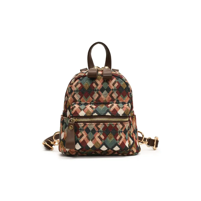 MINLUBAOLUO PU Casual Versatile Effortless Style Commute Handbag Shoulder Bag Backpack Regular Women's Multicolor-11