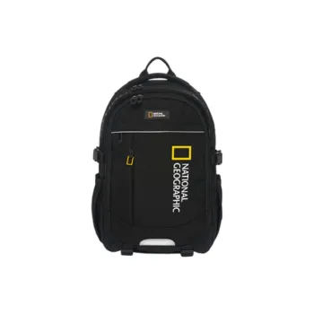 NATIONAL GEOGRAPHIC Polyamide Backpack Regular Men's Black/Lavender