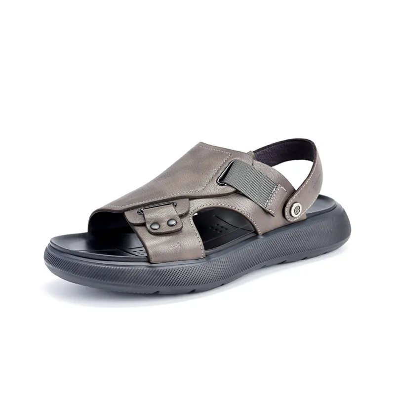 Satchi Beach Sandals Men's Gray-1