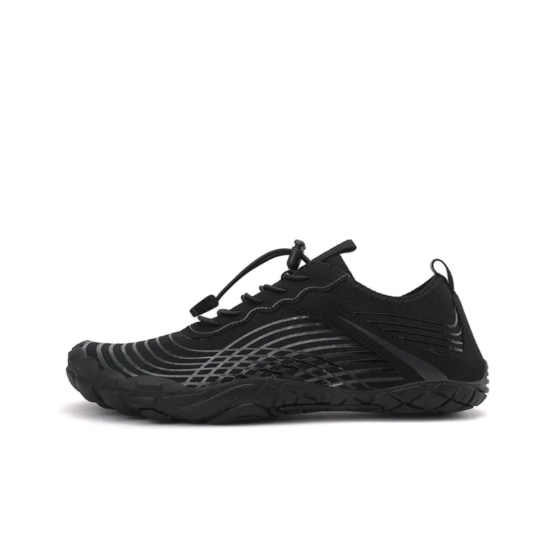 GESENLANG Slip Resistant, Breathable, Quick Dry River Trekking Shoes Men's Black-0