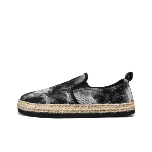 Bull charm Espadrilles Men Dark Blue/Light Blue/Black