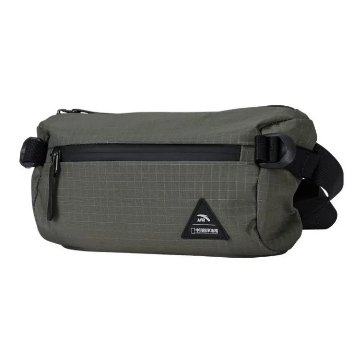 Anta Variety Training Collection Recycled Nylon Fanny Pack Regular Unisex Ore Green-1