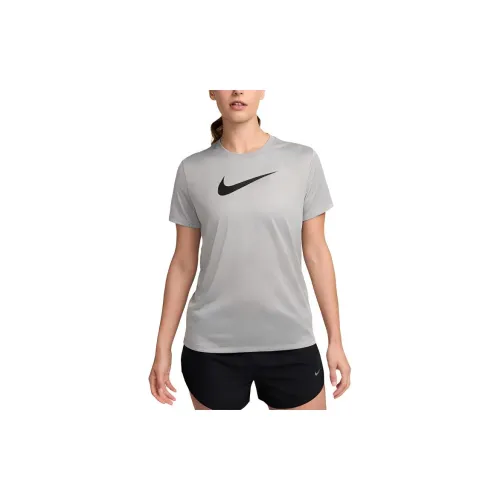 Nike Dri-Fit T-Shirts Women's Matte Gray/Flat Silver/Stone Nuo Multicolor