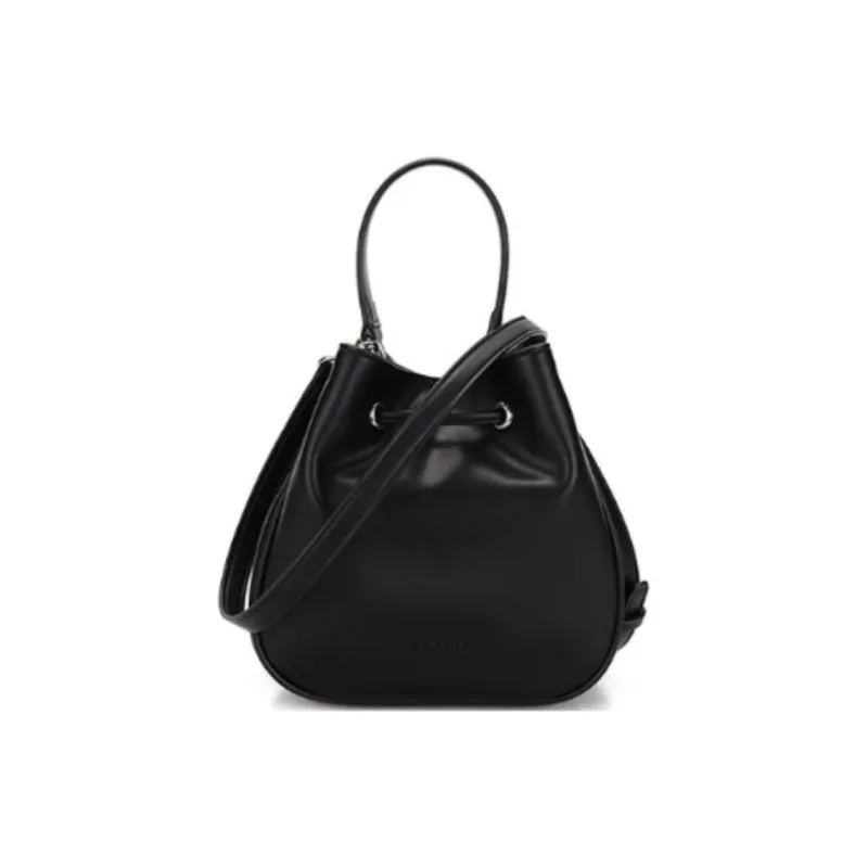 KANGOL Synthetic Leather Handbag Crossbody Bag Women's Black-2