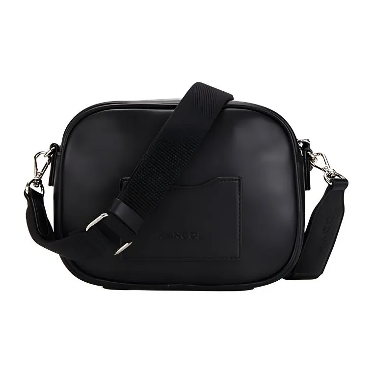 KANGOL Synthetic Leather Shoulder Bag Crossbody Bag Women's Black-2