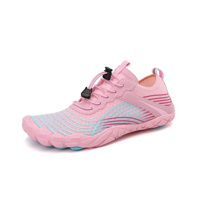 GESENLANG Slip Resistant, Breathable, Quick Dry River Trekking Shoes Women's Pink-1