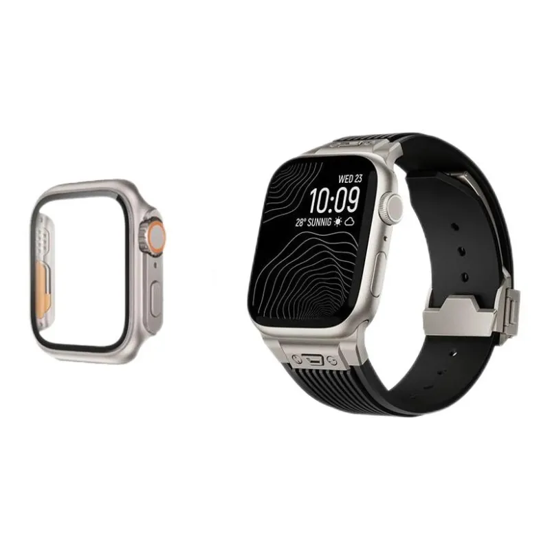 CHENSONG Apple Compatibility Watch Band Metal-0