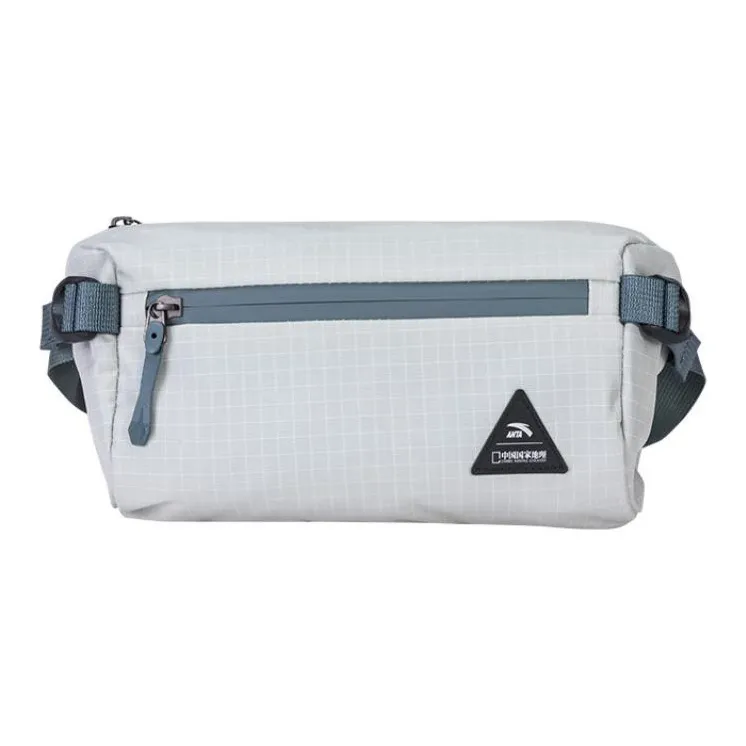 Anta Variety Training Collection Recycled Nylon Fanny Pack Regular Unisex Light Asphalt Gray-0