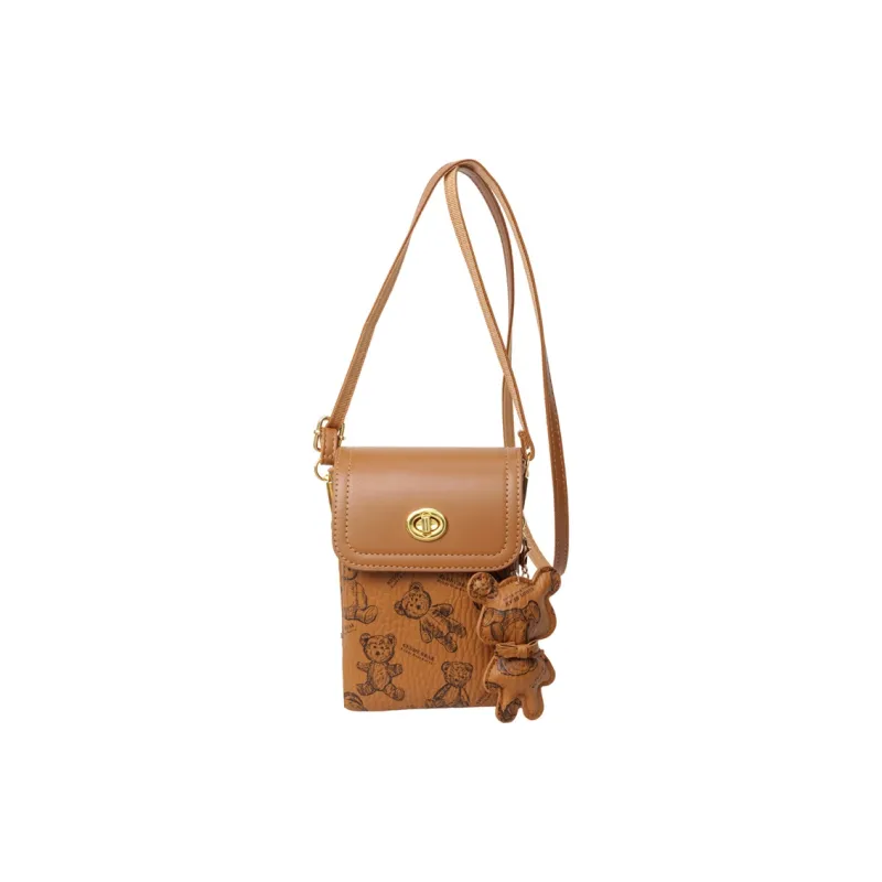 Ji Reminiscence PU Shoulder Bag, Crossbody Bag Mini Women's White/Black/Pink/Brown-17