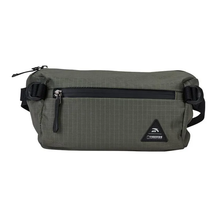 Anta Variety Training Collection Recycled Nylon Fanny Pack Regular Unisex Ore Green-0