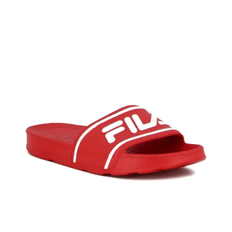 FILA Rubber Sole Totem Slip-Resistant Slippers Men's Red-2