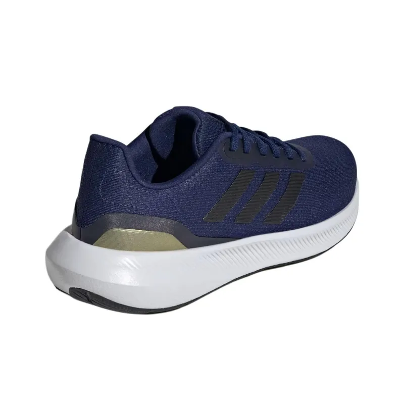Adidas Runfalcon 3.0 Wear-Resistant Low-Top Running Shoes Women's Dark Blue-3