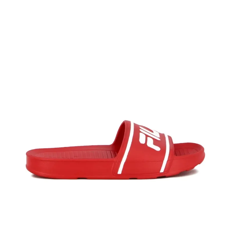 FILA Rubber Sole Totem Slip-Resistant Slippers Men's Red-1